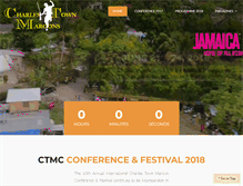 Tablet Screenshot of maroons-jamaica.com